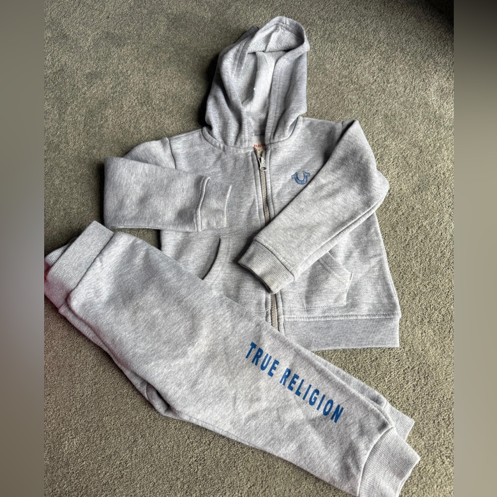 Little boys true religion two piece set